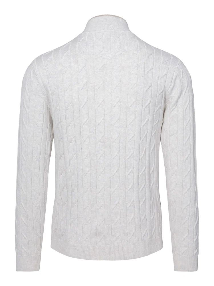 Sivert Zip White Grey
