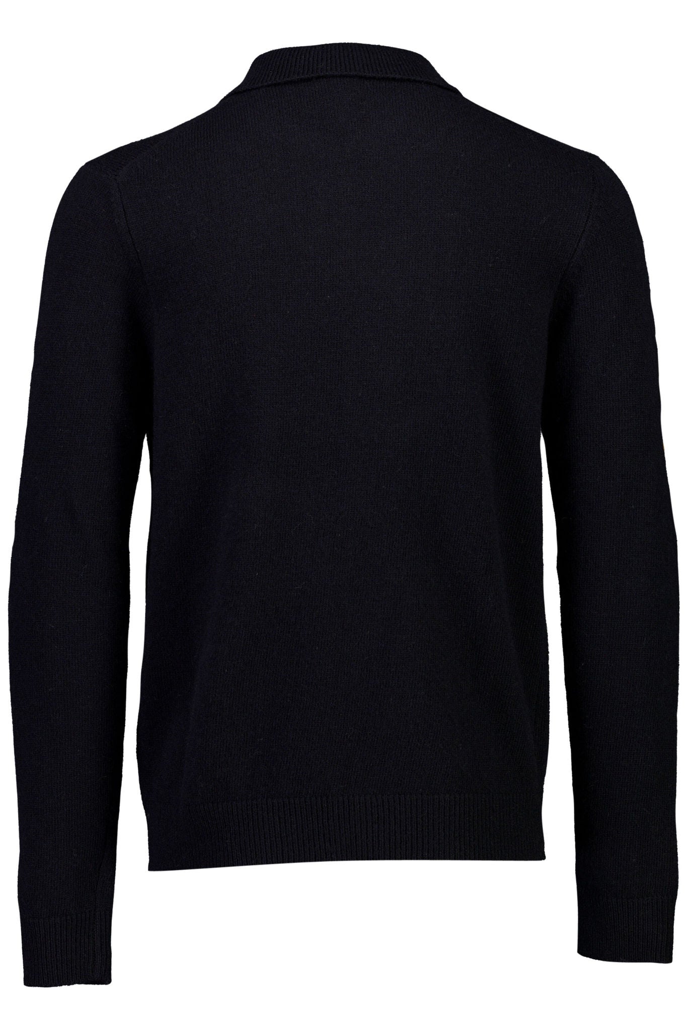 Lambswool button cardigan Black