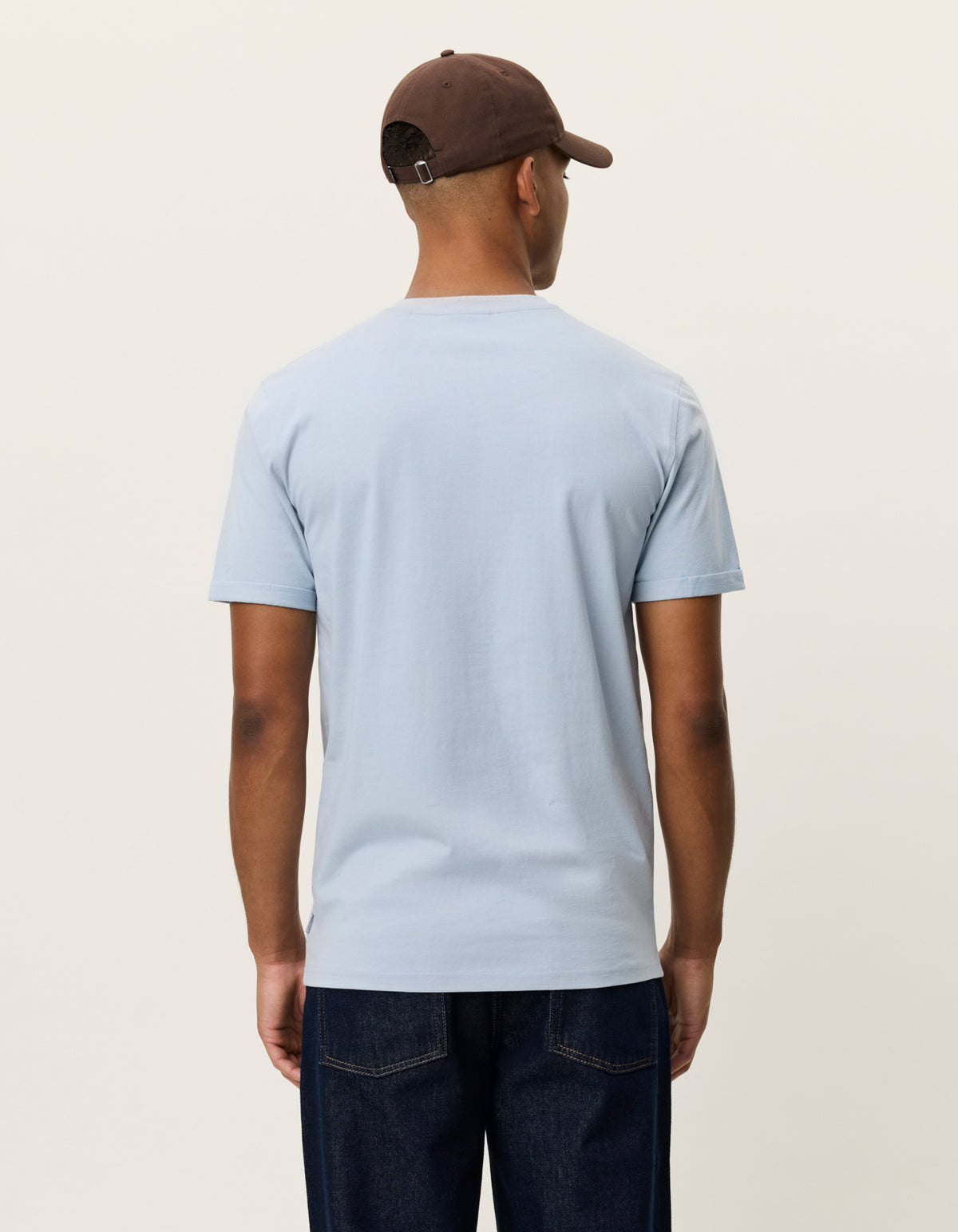 Norregaard contrast t-shirt Blue Fog