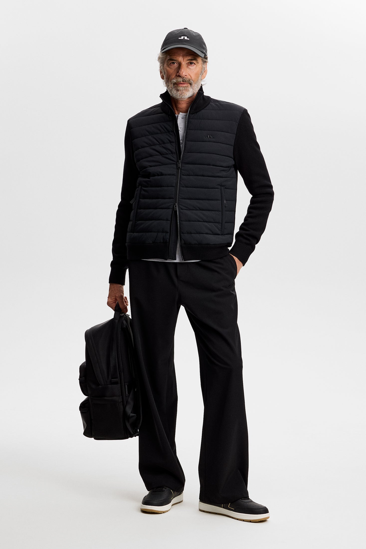 Boen Knit Hybrid Jacket Black