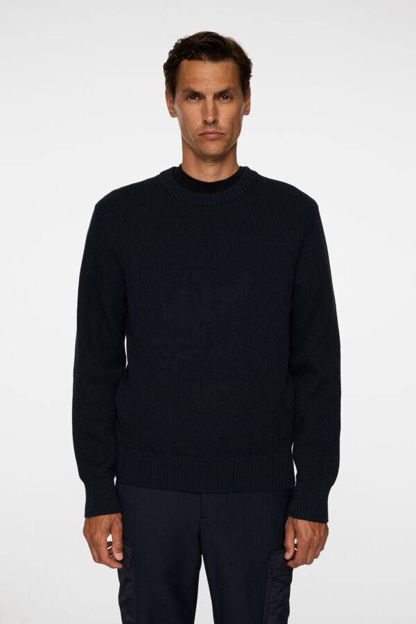 Oliver structure sweater Blå