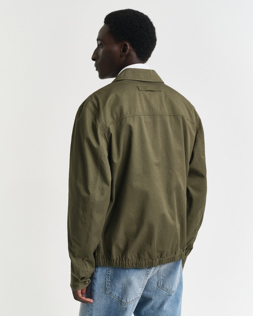 Cotton windcheater jacket.301 Army Green
