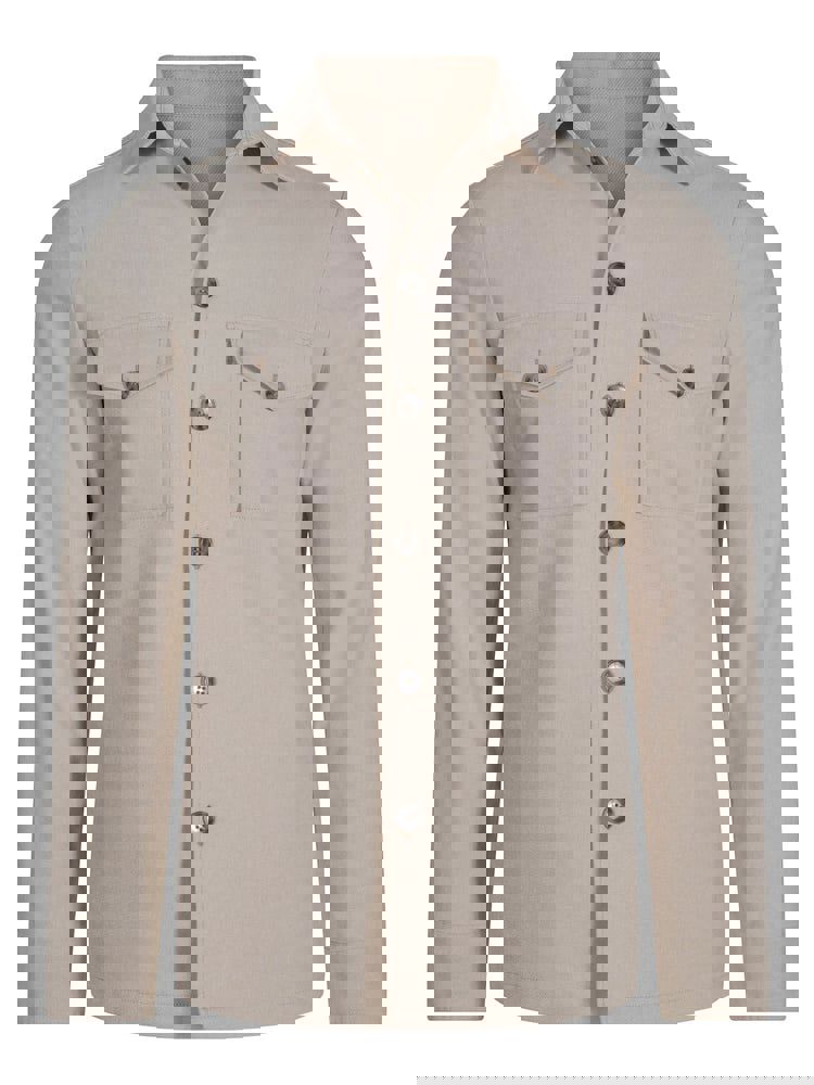 Leon Shirtjacket Sand