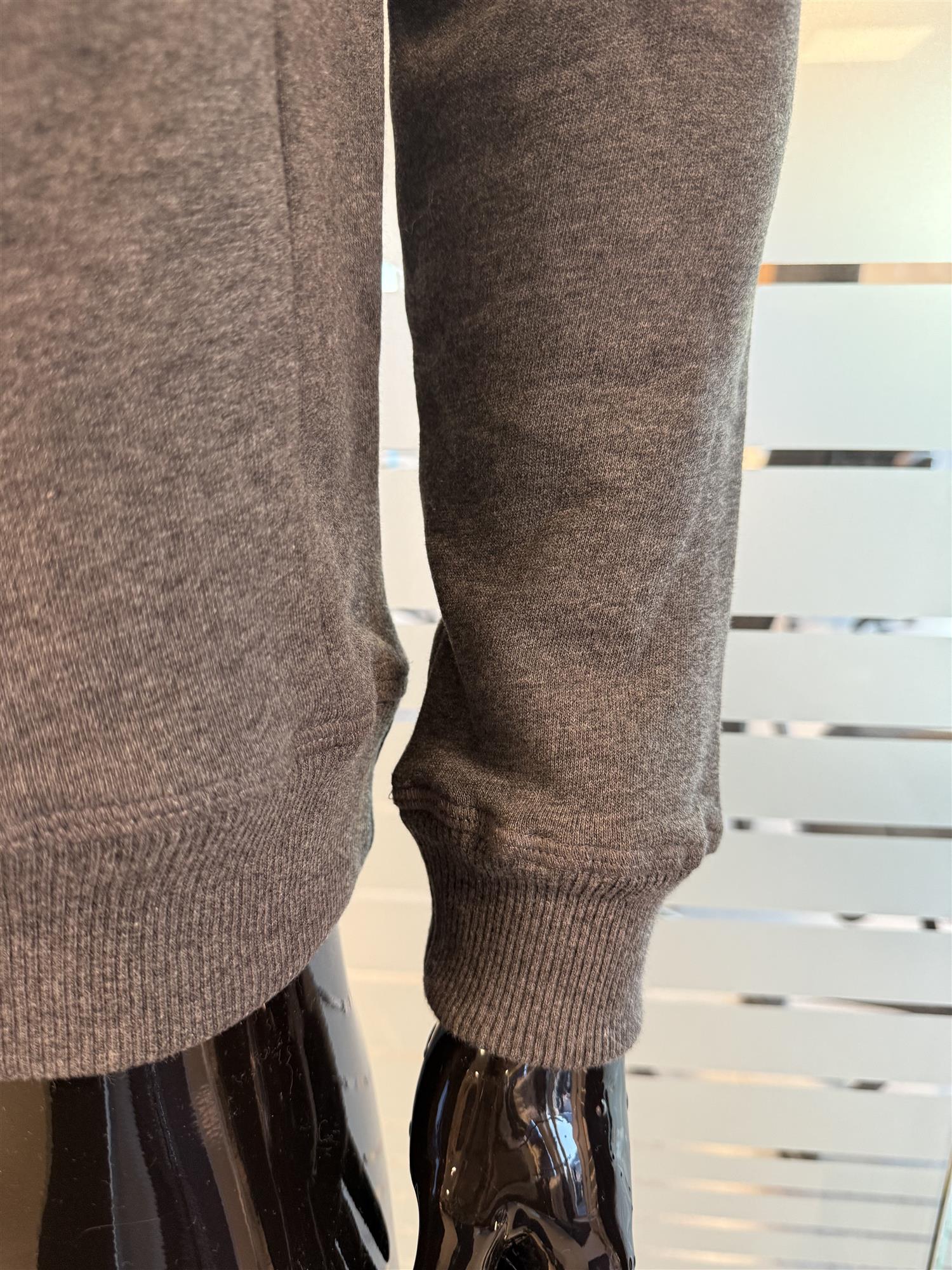 Piece half-zip sweatshirt Grå