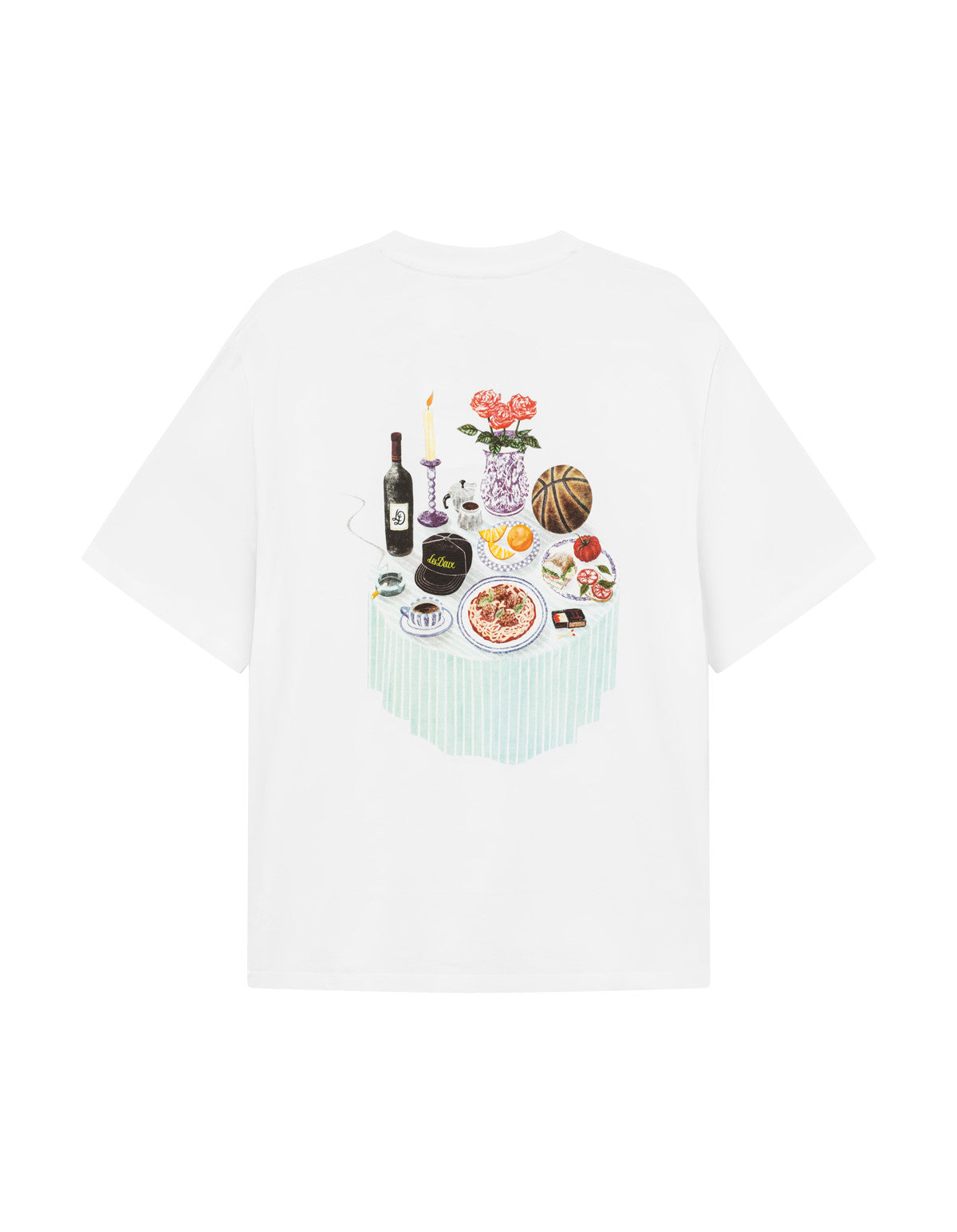 Cole Table T-Shirt White
