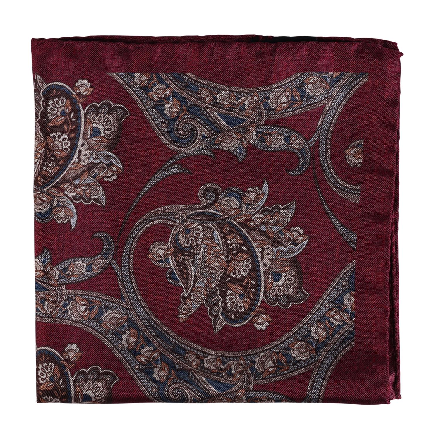 Pocket square Burgunder