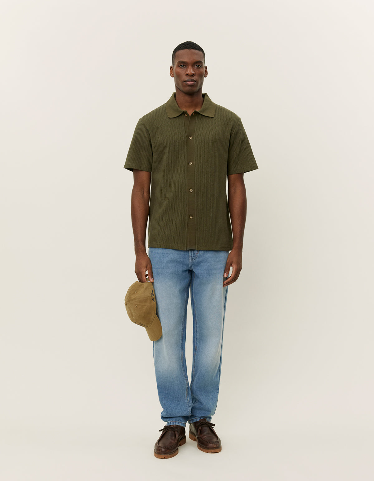 Axel SS Shirt Olive Night