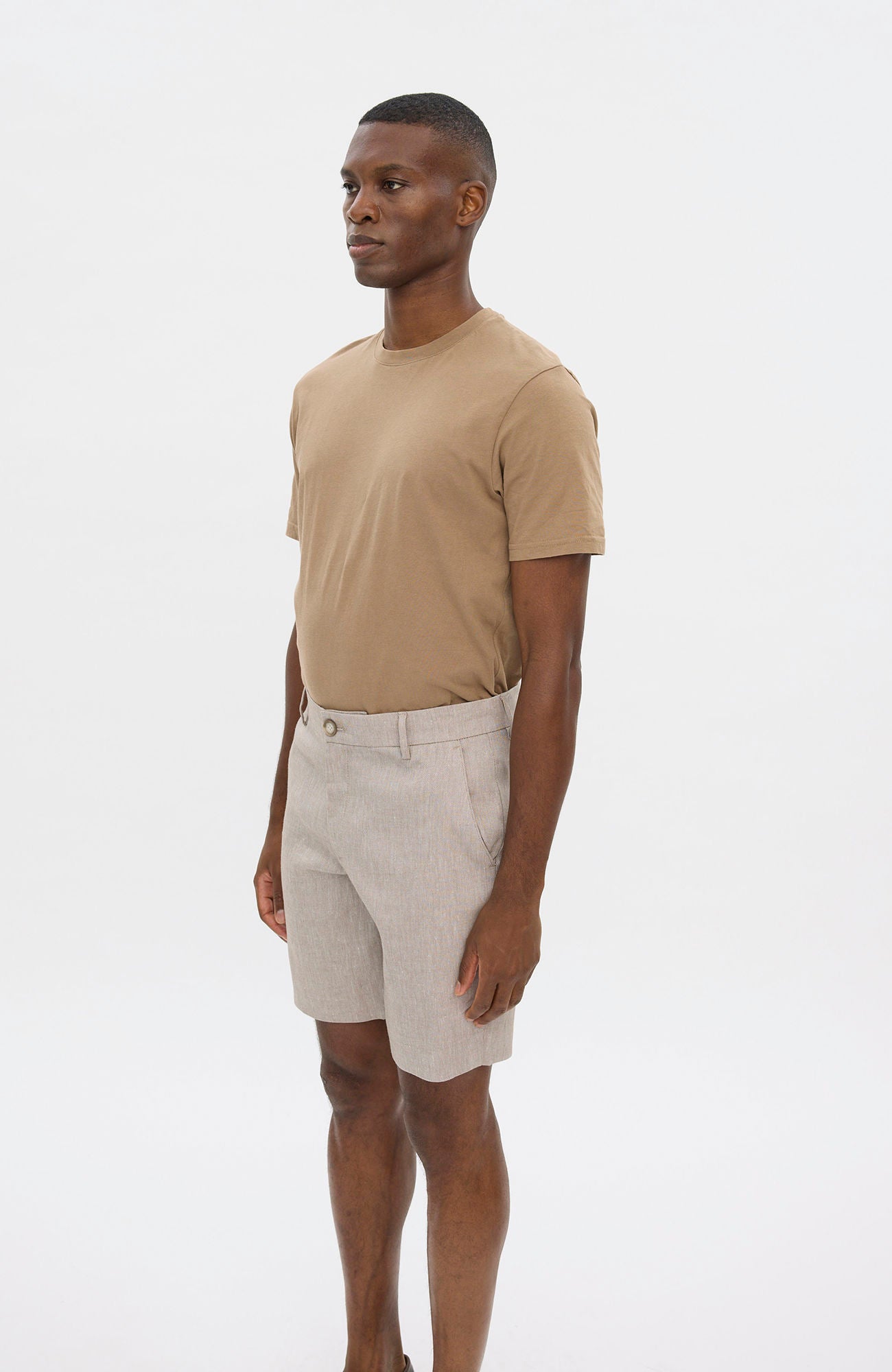 Alvinpl Shorts 769 Walnut Linen