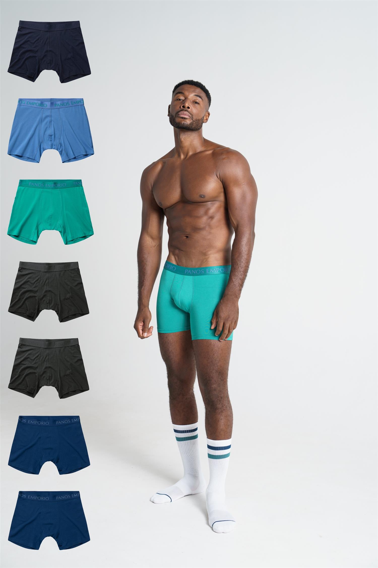 7pk Base Bamboo Boxer Assorted