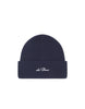 Wayne Embroidered Beanie Dark Navy