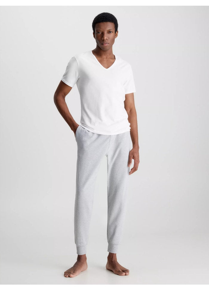 2P S/S V NECK White