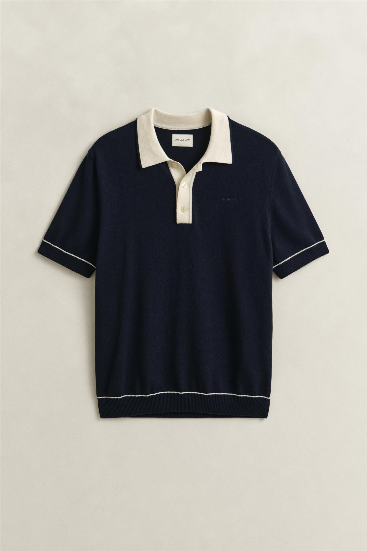 Cotton Modal Polo Evening Blue