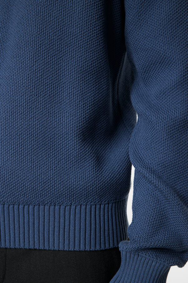 Oliver structure sweater Vintage Indigo