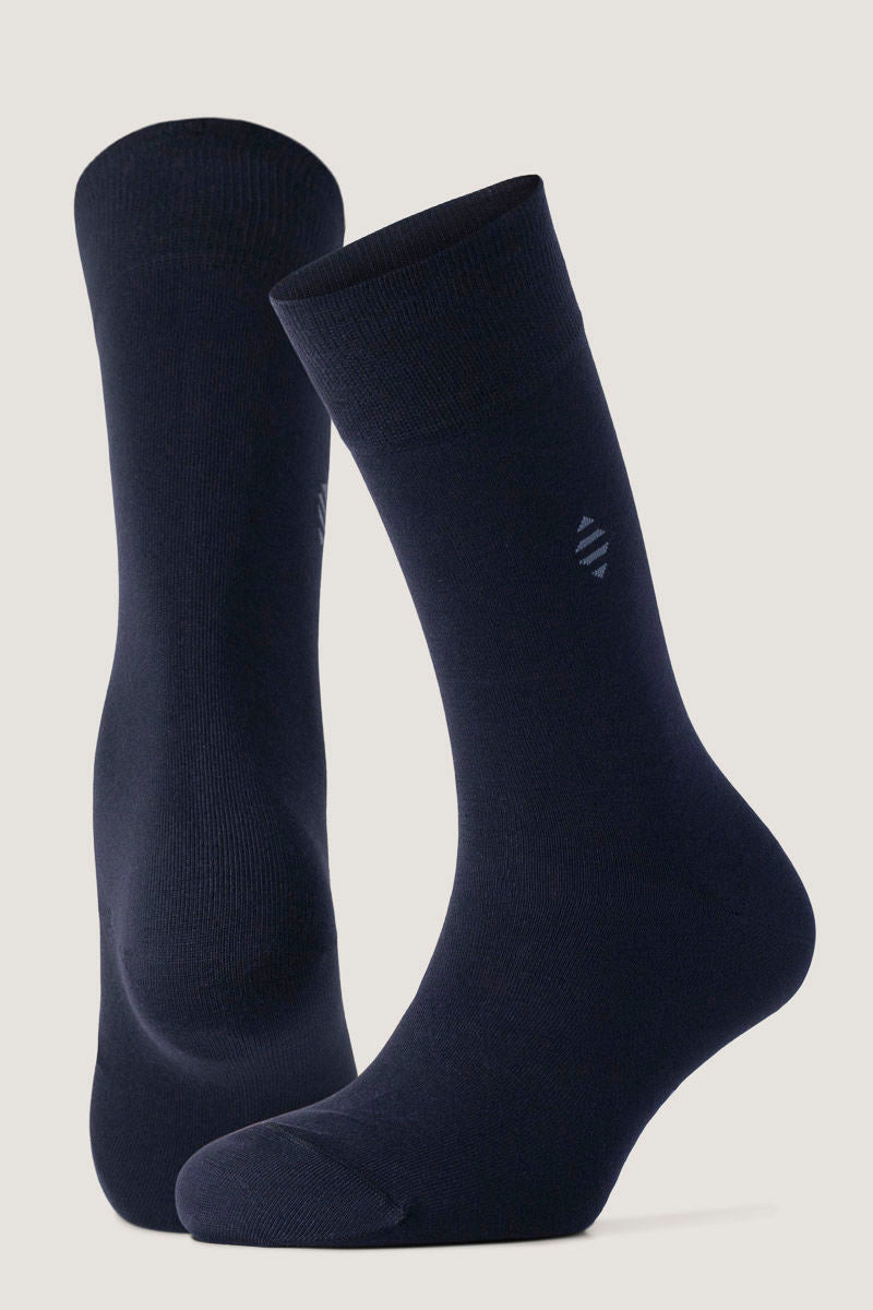 3pk Daniel Bamboo Crew Navy/Vineyard Wine/Black