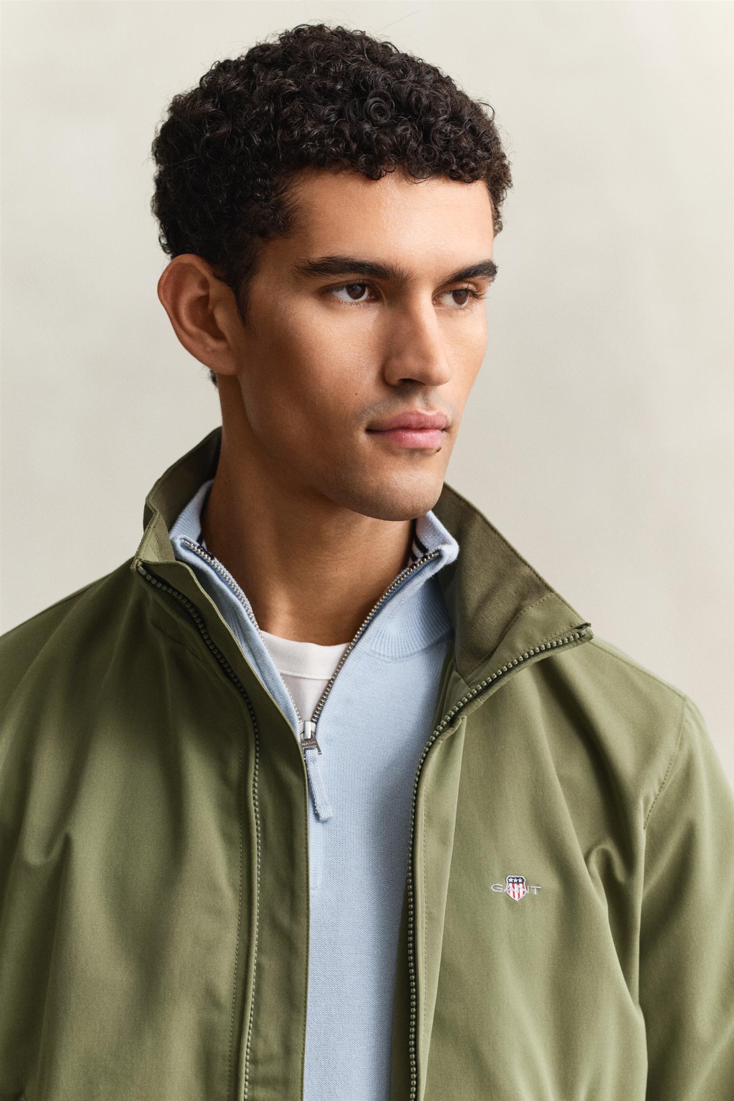 Lett Hampshire-Jakke Dry Herb Green