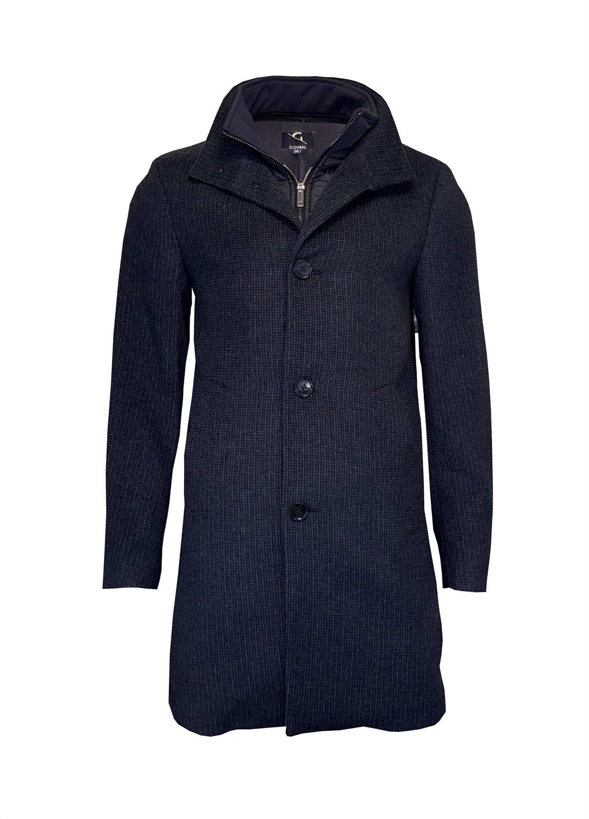 Giovani Carlos Coat Mørkeblå