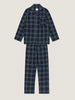 Pj Set Navy Tartan