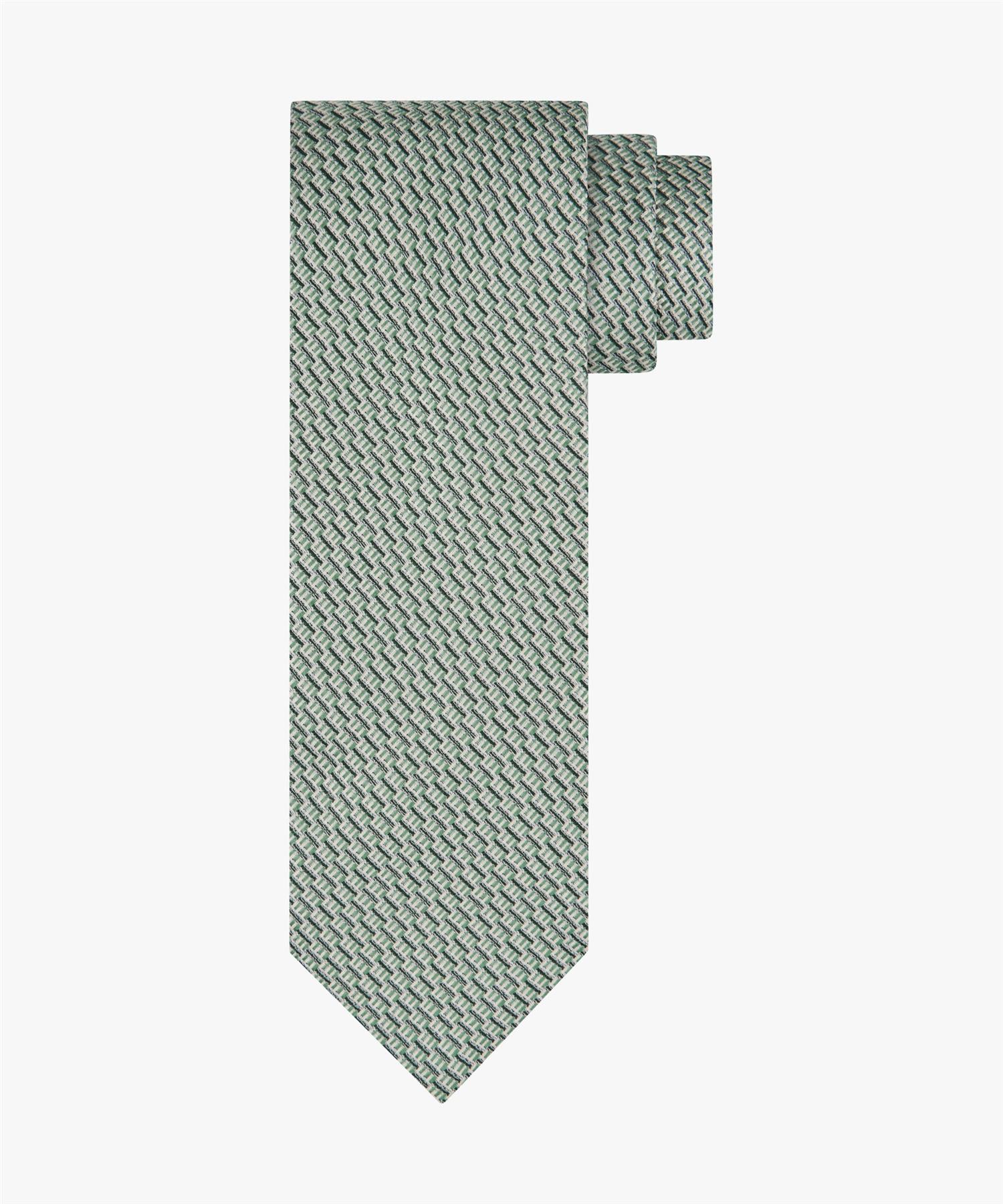 Tie silk woven Green