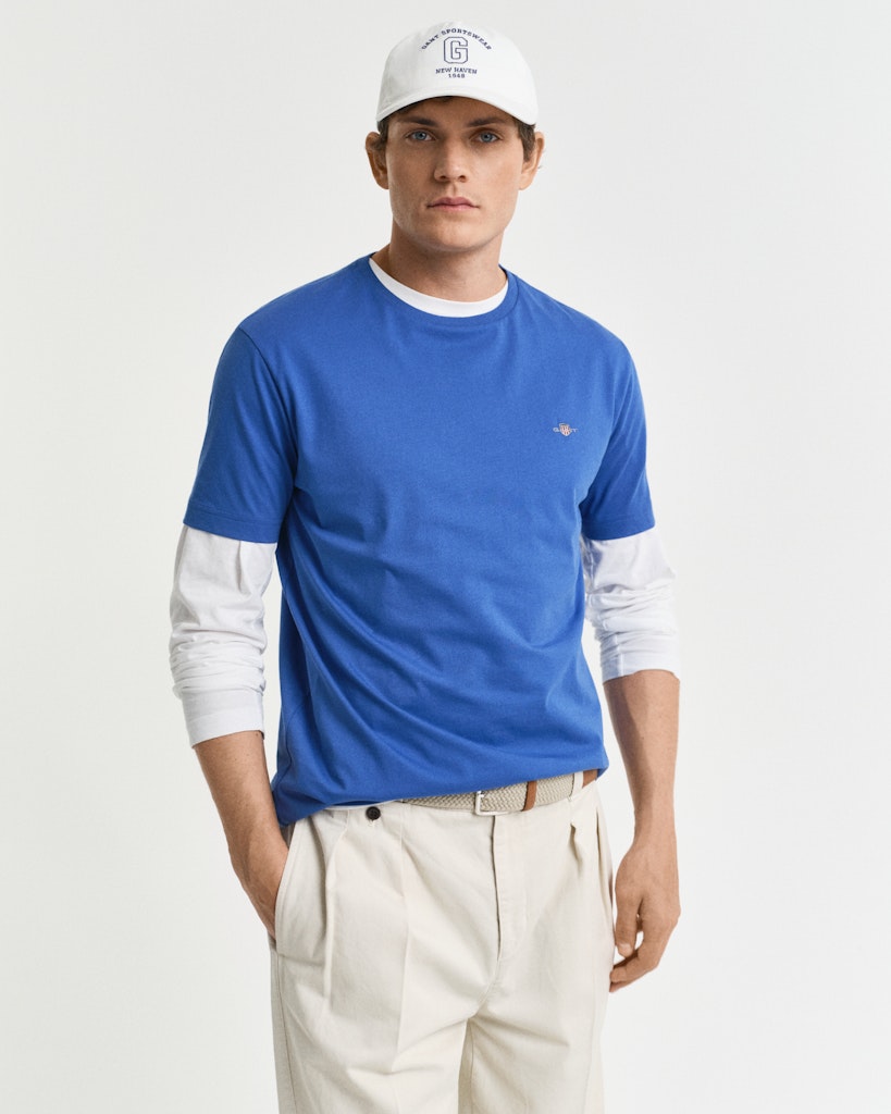 Reg Shield SS T- Shirt Rich Blue
