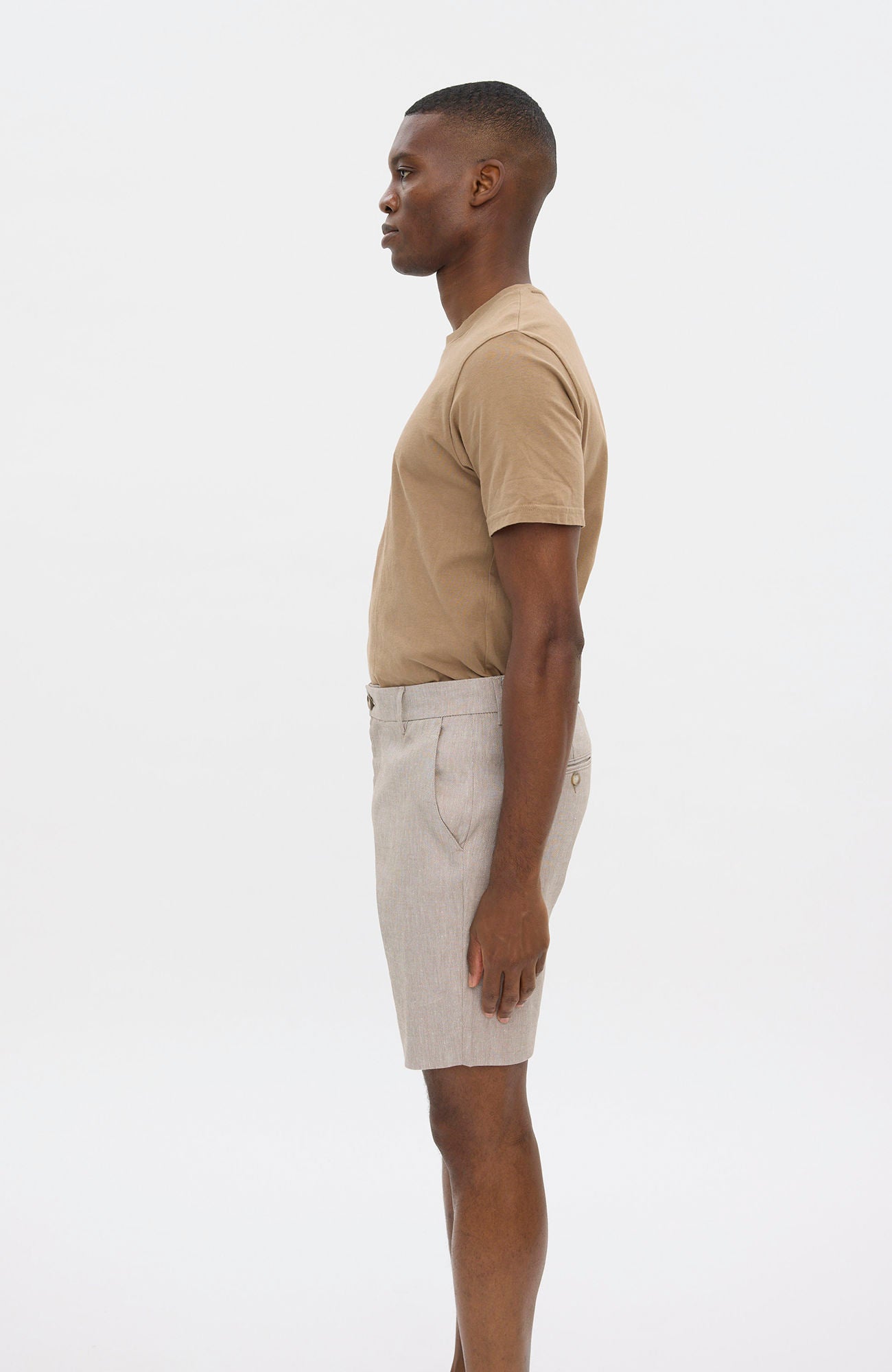 Alvinpl Shorts 769 Walnut Linen