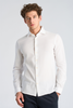 Knitted Dress Shirt L/s White