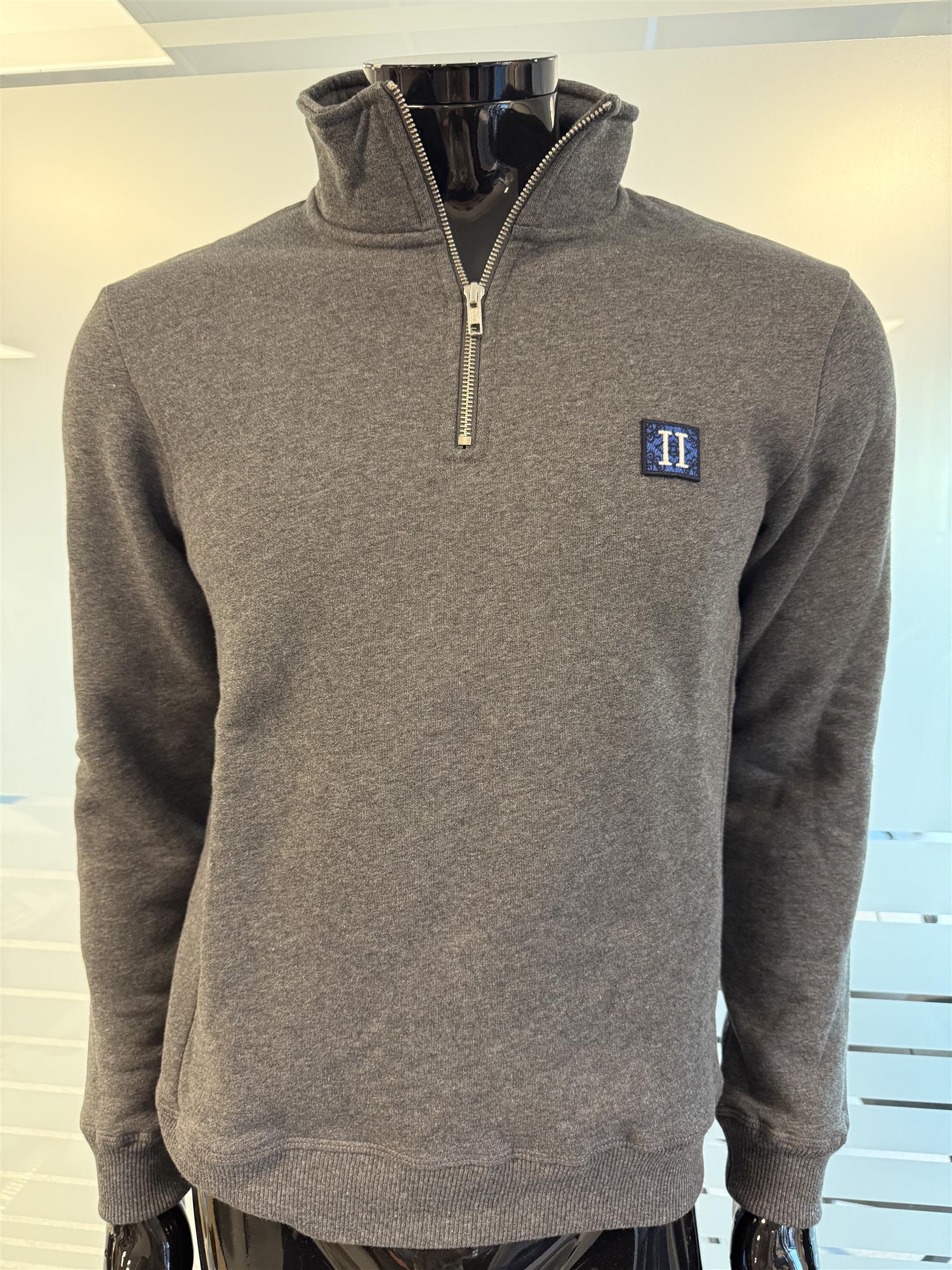 Piece half-zip sweatshirt Grå