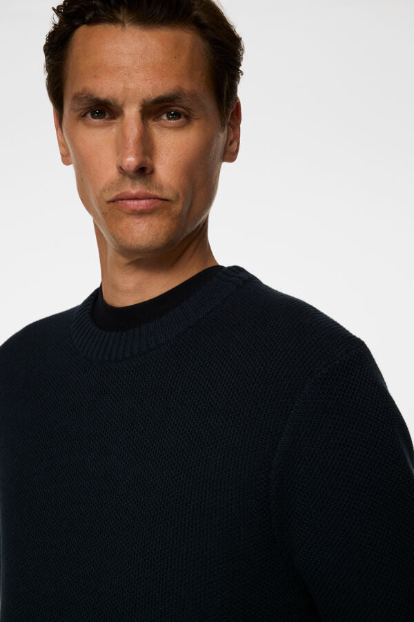 Oliver structure sweater Blå