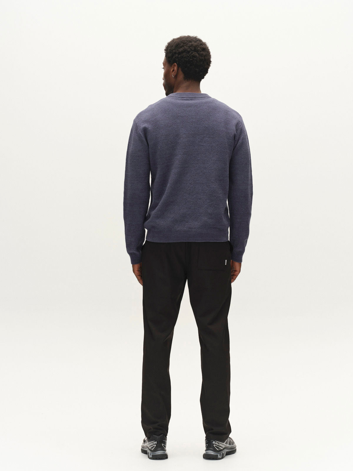 Gablamix Coro O-Neck Lsknit Lt.Grey