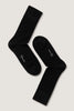 Cotton Crew Sock Black