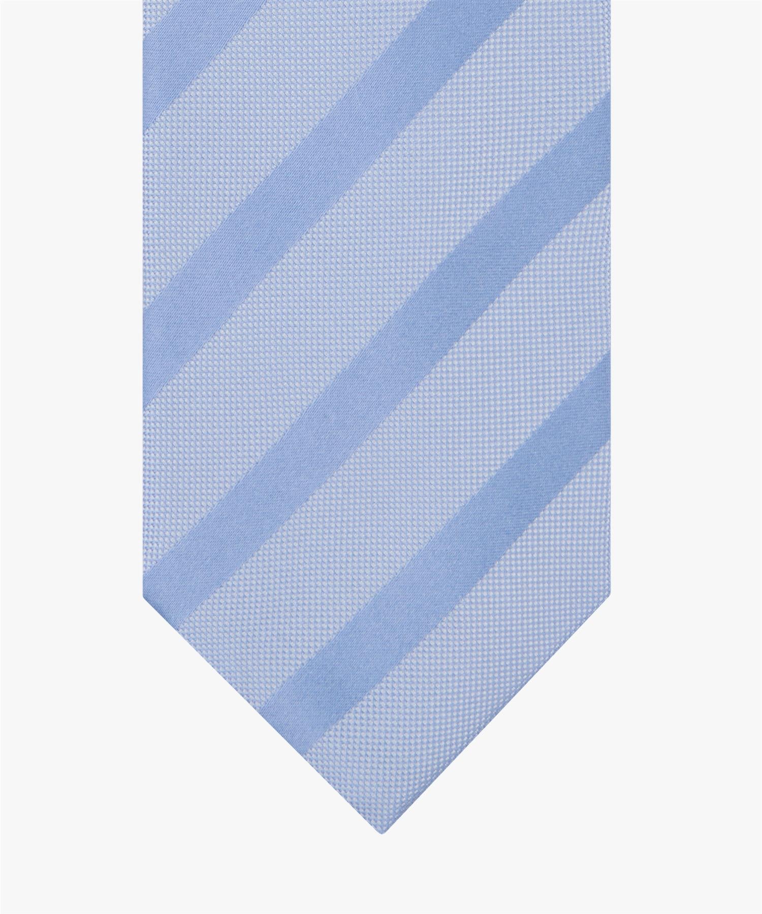 Tie silk woven Blue