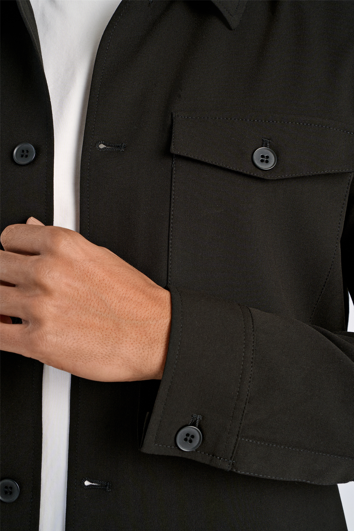 Superflex overshirt Black