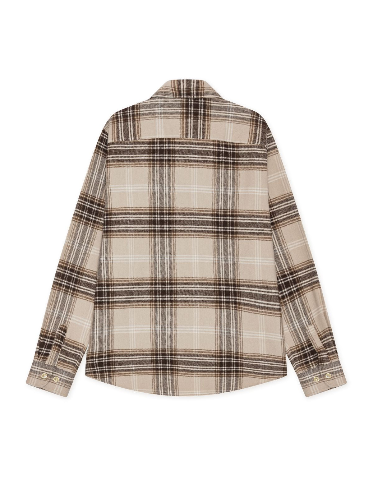 Check Overshirt Light Sand