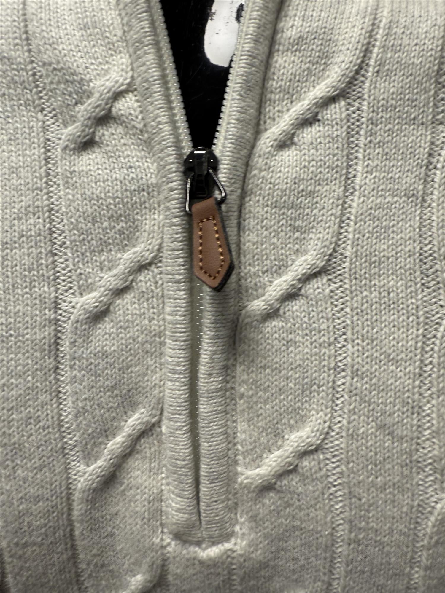 Sivert zip Lysegrå