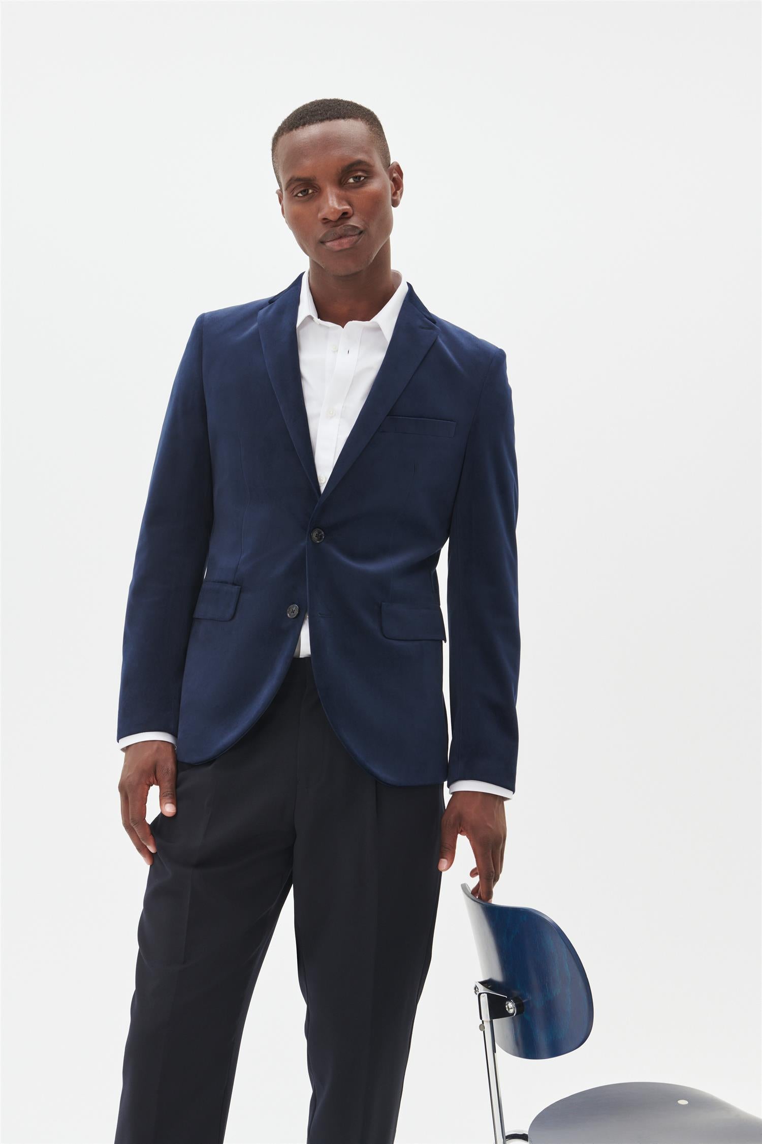 Mageorge F velvet Blue