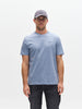 Gabdune Melange New Sst-Shirt Blue Melange