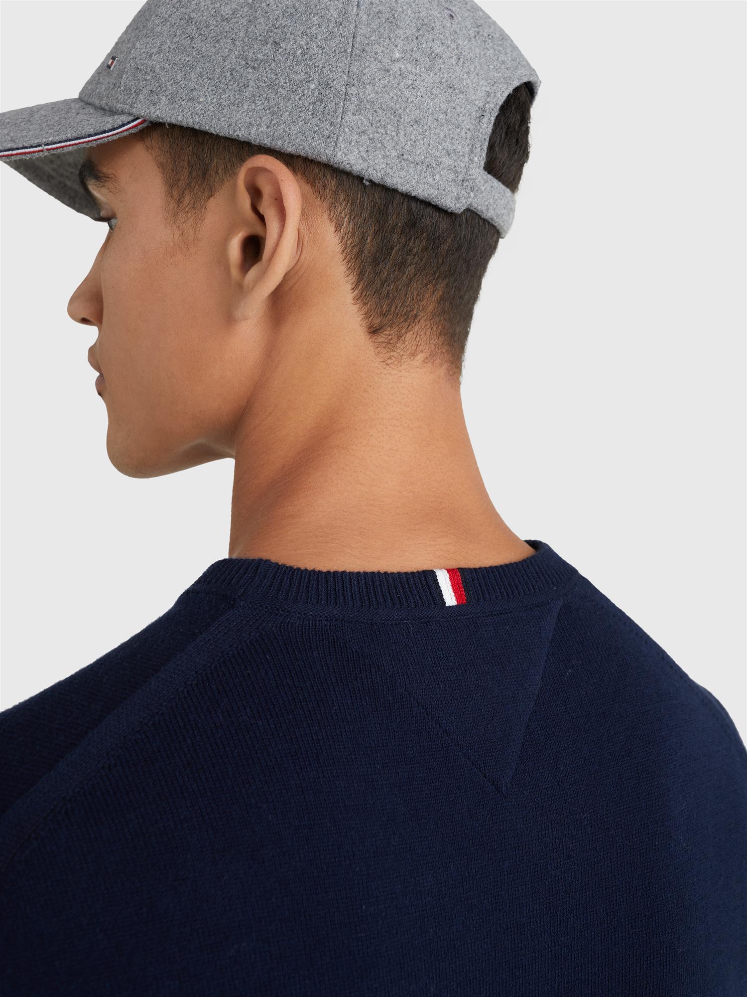 Pima Org Ctn Cashmere Crew Neck Desert Sky