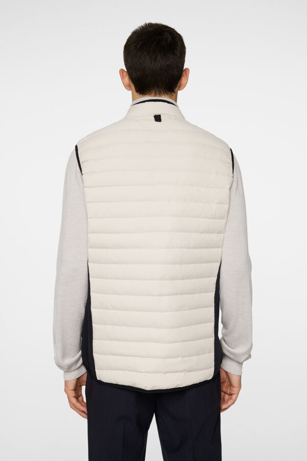 Pace Down Liner Vest Beige