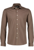 Knitted Dress Shirt L/s Dk Brown