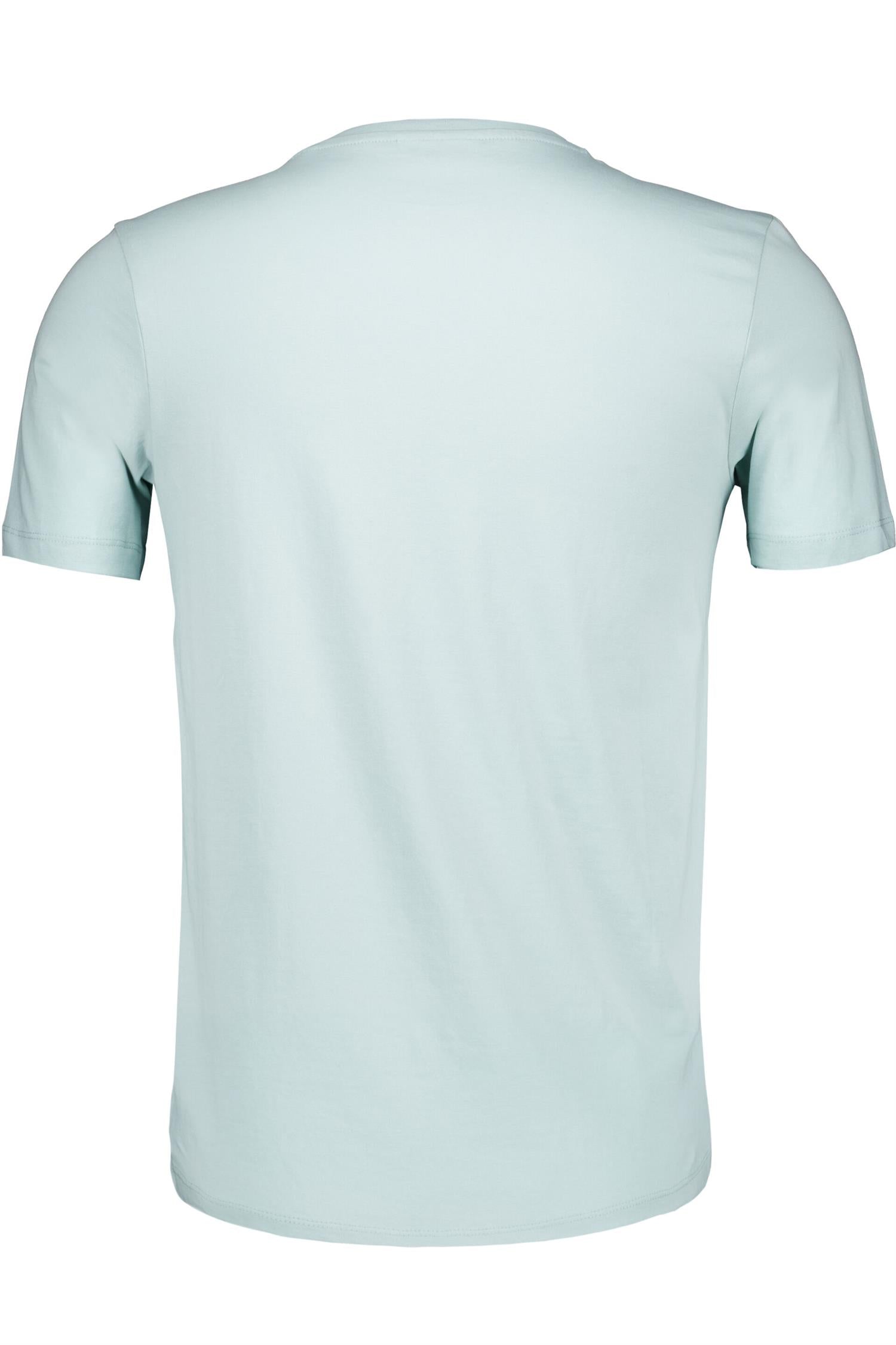 Basic tee S/S Dusty Aqua
