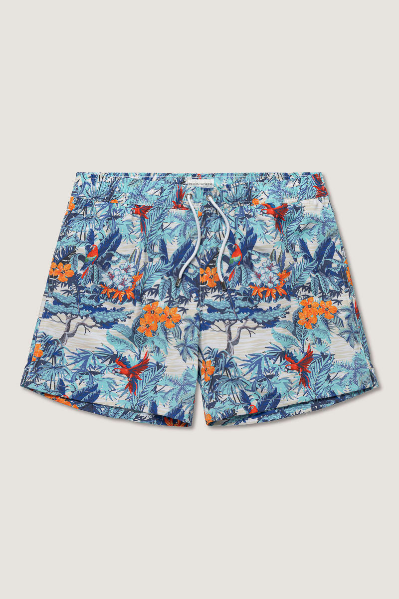 Classic Swimshort Hibiscus Multi