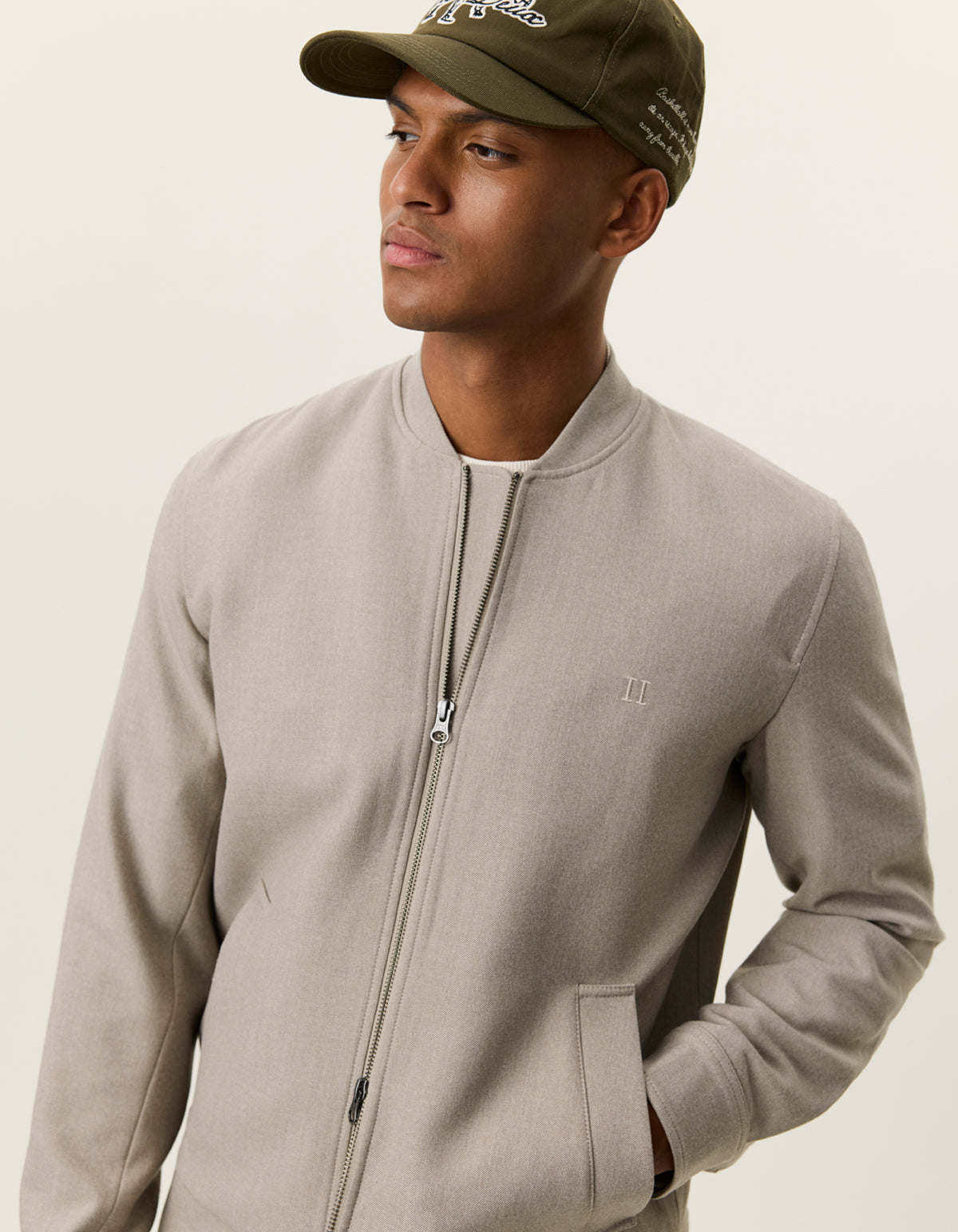 Como Reg Bomber Jacket - Seasonal Laurel Oak Sand