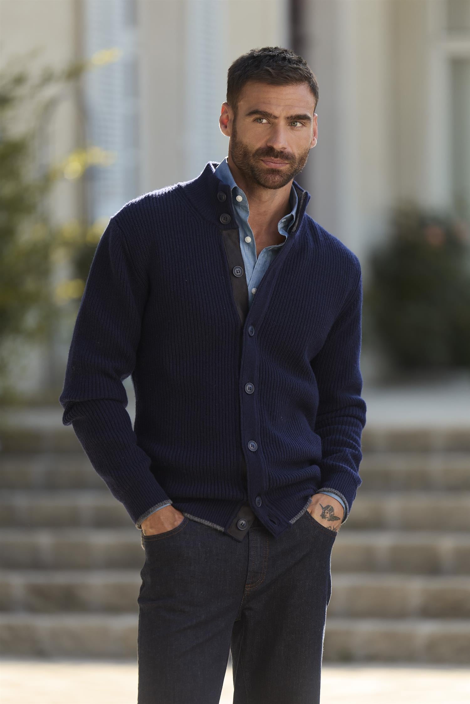 Luca Cardigan Navy