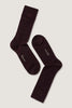 Fine Wool Crew Sock Bordeaux