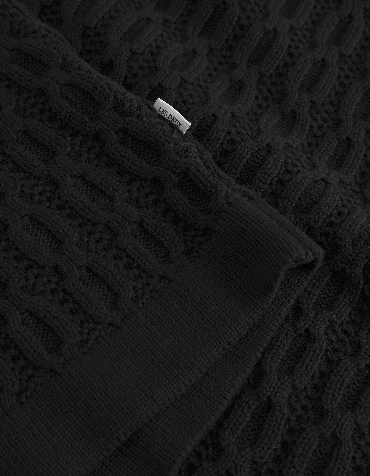 Garrett Knitted Polo Sort
