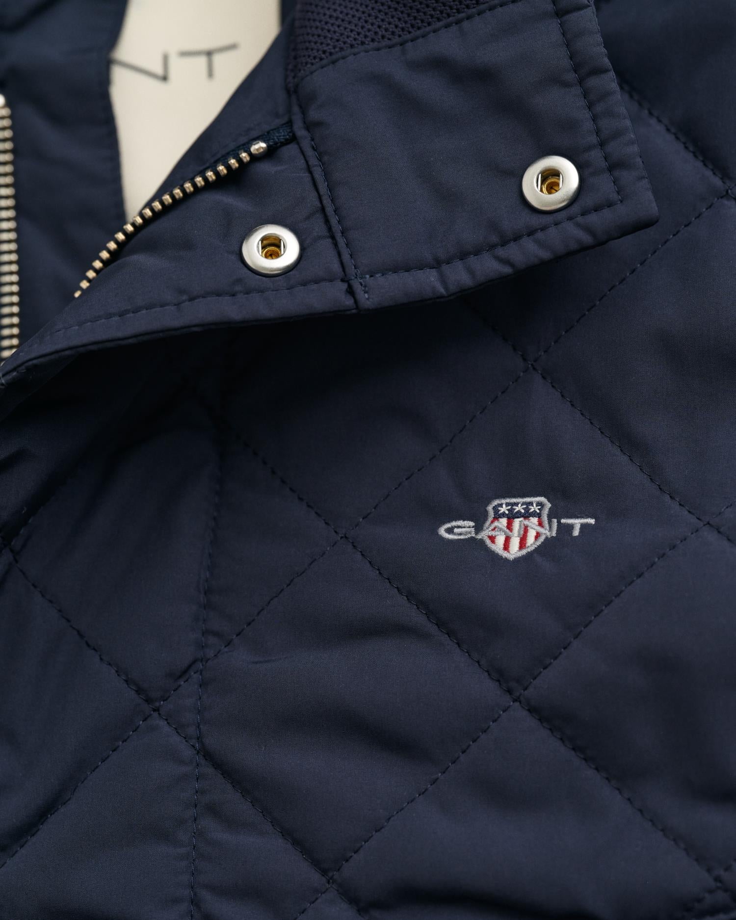 Quilted Windcheater Mid Jacket Evening Blue