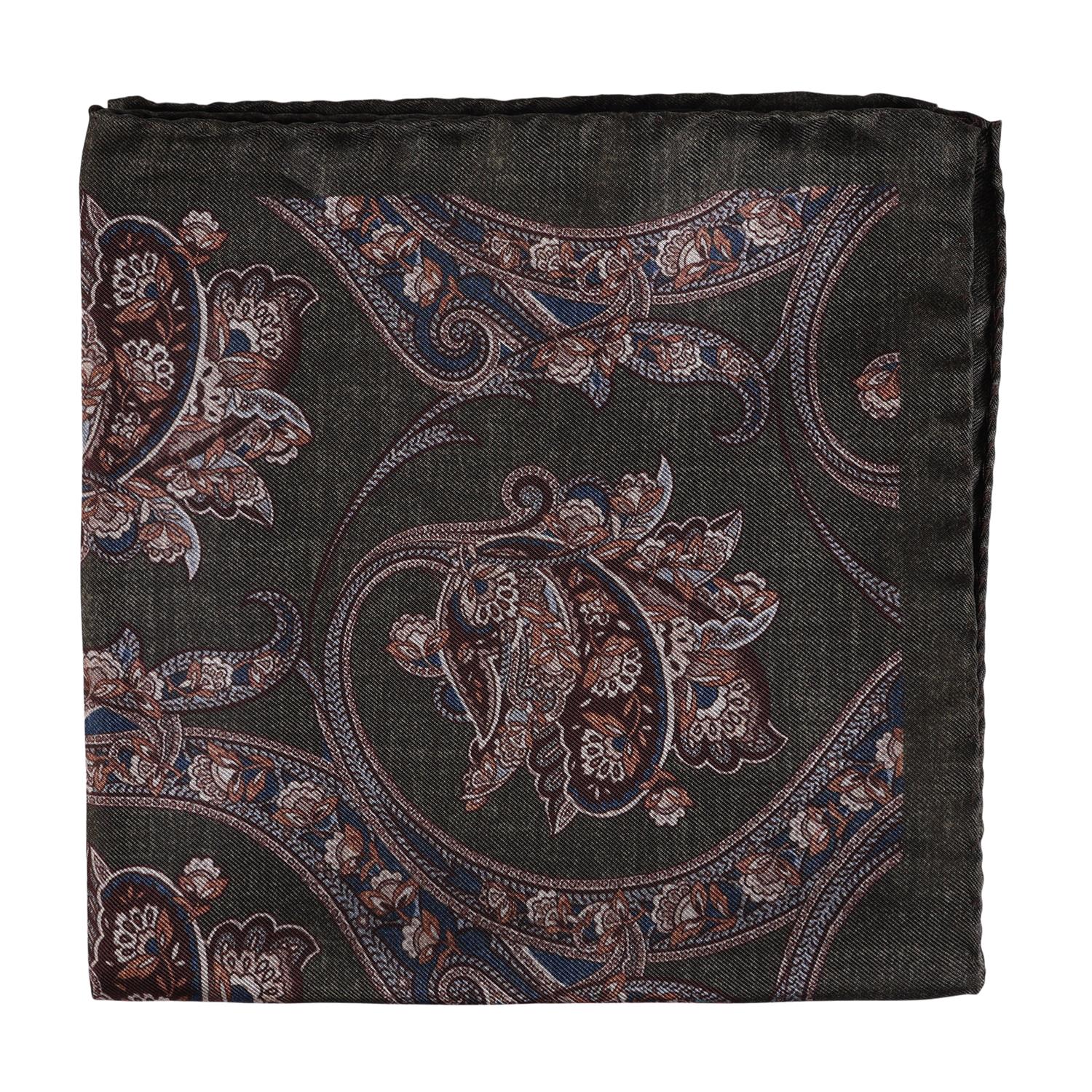 Pocket square Oliven