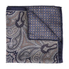 Double face pocket Blue Print