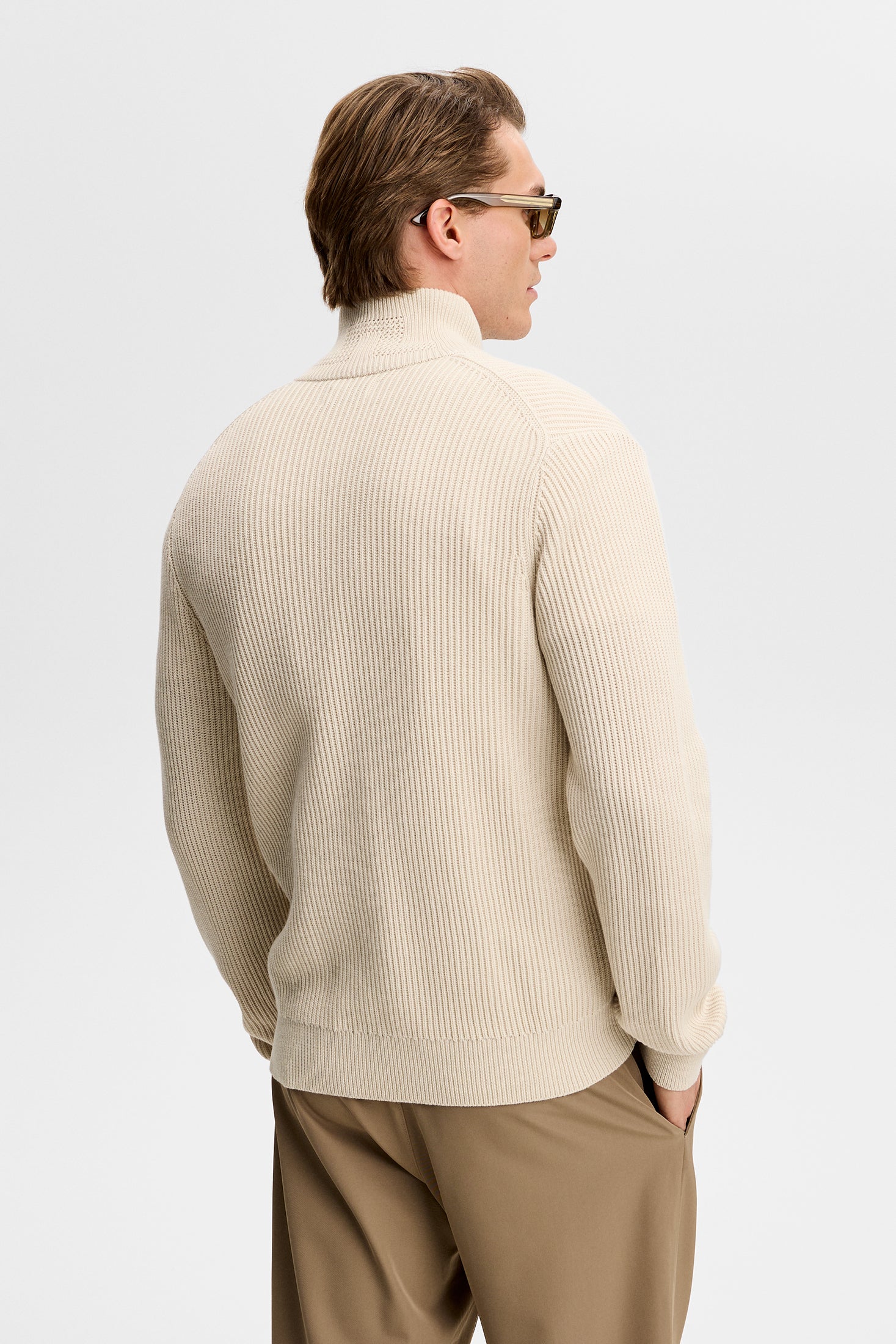 Alexis Full Zip Cardigan Moonbeam