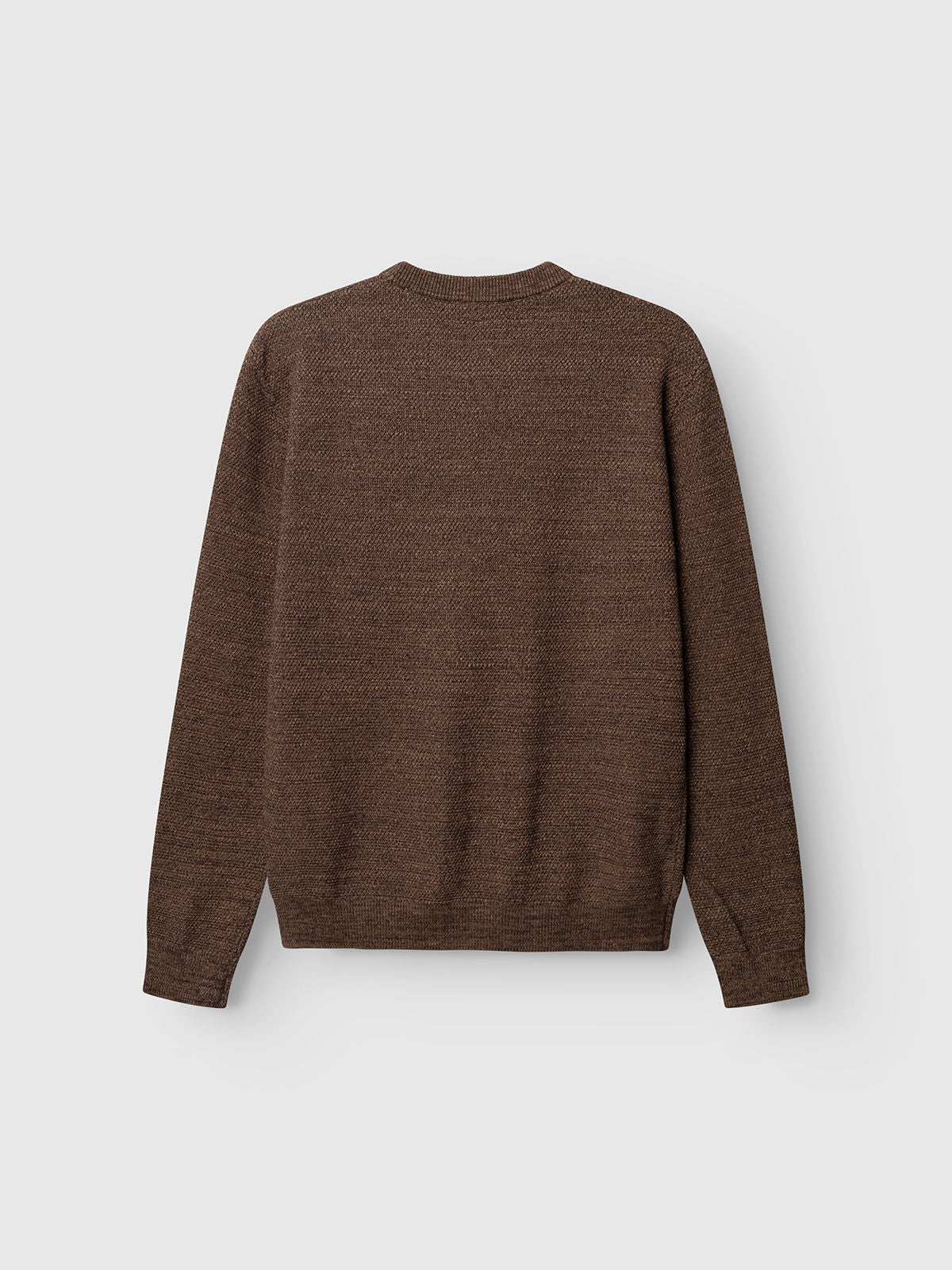 Gablamix Coro O-Neck Lsknit Brown Slate
