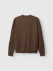 Gablamix Coro O-Neck Lsknit Brown Slate